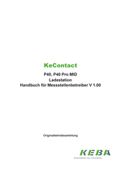 Keba KeContact P40 Pro Handbuch