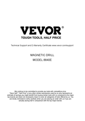 VEVOR 8840E Bedienungsanleitung