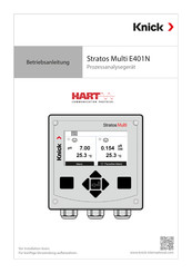 Knick Stratos Multi E401N Betriebsanleitung