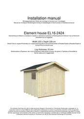 Palmako EL16-2424 Montageanleitung