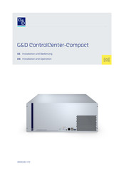 G&D ControlCenter-Compact-32F-48C Installation Und Bedienung