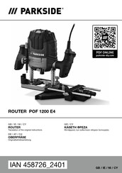 Parkside 458726 2401 Originalbetriebsanleitung