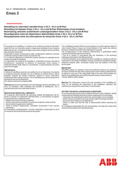 Abb Emax 2 Bedienungsanleitung