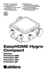 aldes EasyHOME Hygro Compact CLASSIC Betriebs-, Installations- Und Wartungsanleitung