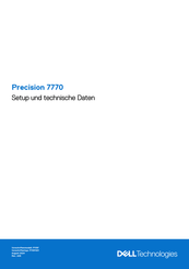 Dell P115F Einrichtung Und Technische Daten