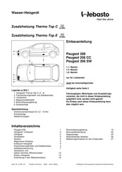 Webasto Thermo Top E Einbauanleitung