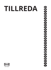 IKEA Tillreda Bedienungsanleitung