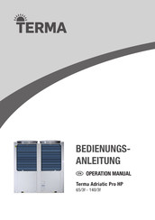 TERMA Adriatic Pro HP Bedienungsanleitung