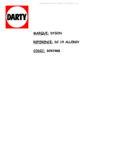 Dyson DC19 Bedienungsanleitung