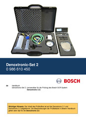 Bosch Denoxtronic-Set 2 Handbuch
