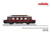 Märklin 1 Pig's Snout Cvt-34 VT 88.9 DB Bedienungsanleitung
