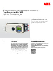 ABB PositionMaster EDP300 Bedienungsanleitung