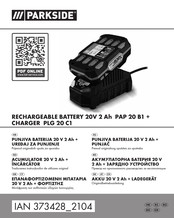 Parkside 373428 2104 Originalbetriebsanleitung