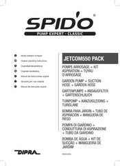 DIPRA SPIDO JETCOM550 PACK Originalbetriebsanleitung