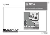 Motorline Professional MC76 Benutzer Installateur Handbuch