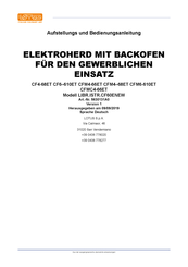 Lotus 5630131A0 Aufstellungs- Und Bedienungsanleitung