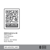 Auriol HG11907B Bedienungs- Und Sicherheitshinweise