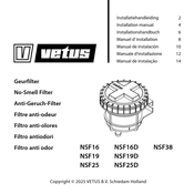Vetus NSF16D Installationshandbuch