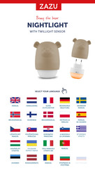 ZAZU Benny the bear Bedienungsanleitung