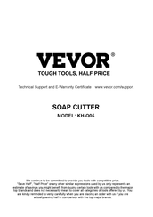 Vevor KH-Q05 Bedienungsanleitung