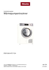 Miele PDR 508 HP Installationsplan