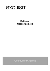 exquisit MD365-125-040D Gebrauchsanweisung