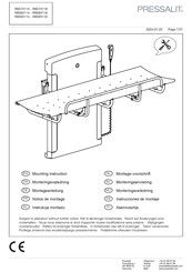 Pressalit R8593118 Montageanleitung