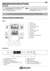 Bauknecht BSIO 3O35 PFE X Bedienungsanleitung