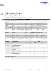 Webasto Thermo Top Evo Einbaudokumentation