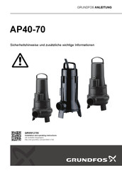 Grundfos AP40-70 Sicherheitshinweise