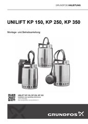 Grundfos UNILIFT KP.150.AV.1 Montage- Und Betriebsanleitung