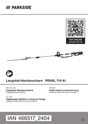 Parkside PEHSL 710 A1 Originalbetriebsanleitung