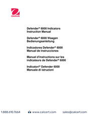 OHAUS Defender 6000 Bedienungsanleitung
