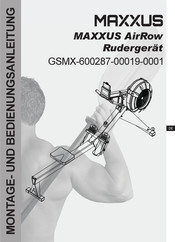 Maxxus AirRow GSMX-600287-00019-0001 Montage- Und Bedienungsanleitung