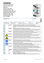 Siemens SENTRON 3WA Betriebsanleitung
