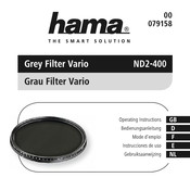 Hama Grau Vario ND2-400 Bedienungsanleitung