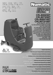 Numatic CRL8072/50T Bersetzung Der Original Bedienungsanleitung