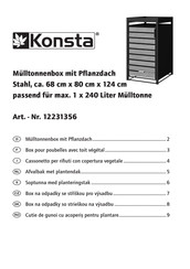 Konsta 12231356 Bedienungsanleitung