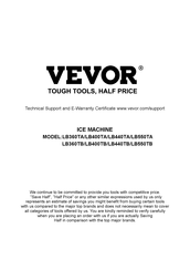 VEVOR LB400TB Bedienungsanleitung