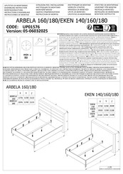 Forma Ideale ARBELA 160 UP01576 Montageanleitung