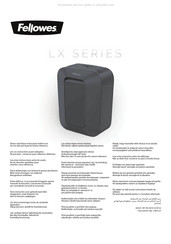 Fellowes LX40 Bedienungsanleitung