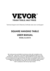 VEVOR DL-BC03 Benutzerhandbuch