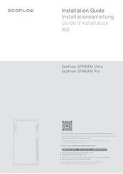 EcoFlow STREAM Ultra Installationsanleitung