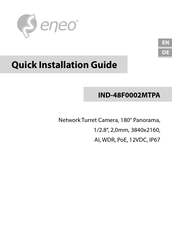 Eneo IND-48F0002MTPA Schnellinstallationsanleitung
