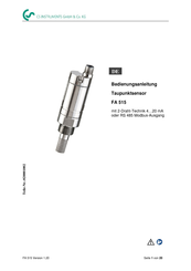 CS Instruments FA 515 Bedienungsanleitung