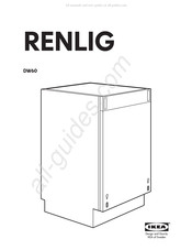 Ikea RENLIG DW60 Bedienungsanleitung