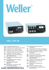Weller WR 2 Originalbetriebsanleitung