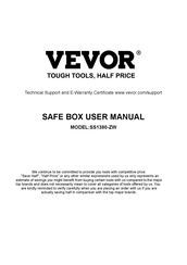 Vevor SS1380-ZW Bedienungsanleitung