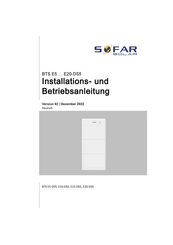 Sofar Solar BTS E15-DS5 Installation Und Betriebsanleitung