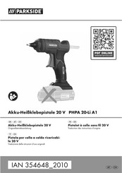 Parkside PHPA 20-Li A1 Originalbetriebsanleitung